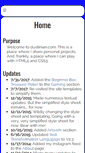 Mobile Screenshot of dustinian.com